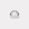 Billede af *IX Studios Cushion Signet Ring Rhodocrosite sølv (str 54)