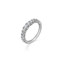Billede af Mads Z "Crown Princess" ring 14 kt. hvidguld brillanter ialt 0,50 w/si str. 52