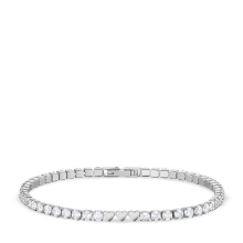 Billede af Bering Arctic Symphony tennisarmbånd stål m. cz (210mm)