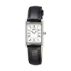 Billede af Seiko Classic dameur stål hvid skive læderrem 18,9mm 3 bar