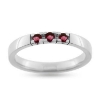 Billede af Allia. ring 3* ægte rubin 14 kt. hvg.