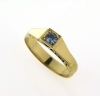 Billede af Ring m. 3,5 m/m. syn. sten 8 kt...........