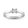 Billede af Dream Delux ring med brill.  0,10 ct. w/pi. 925s.