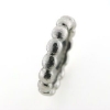 Billede af Ring kugler hele vejen rundt, br. 4,0 mm. massiv, str. 60-69. 14 kt. 