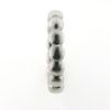 Billede af Ring kugler hele vejen rundt, br. 4,0 mm. massiv, str. 60-69. 14 kt. 