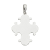 Billede af Dagmarkors blank bagside sølv 25*21 mm