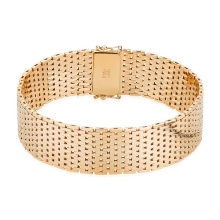 Billede af Armbånd mursten 14kt 17rk bredde 17,0mm 21cm Billede af Armbånd mursten 14kt 17rk bredde 17,0mm 21cm