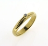 Billede af Ring m. pynt 1 brill 0,02 w/vs 14 kt.