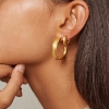 Billede af *ENAMEL Copenhagen Everly hoops forgyldt sølv (15mm)