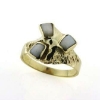 Billede af Tand ring, 3 tænder, 14 kt. Facon 6,4 gr