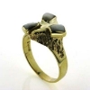 Billede af Tand ring, 3 tænder, 14 kt. Facon 6,4 gr
