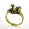 Billede af Tand ring, 3 tænder, 14 kt. Facon 6,4 gr
