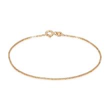 Billede af Armbånd venezia 8kt bredde 1,00mm 21cm
