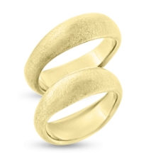 Billede af Vielses & Forlovelses ringe, br. 6,9 mm  massive 14 kt.