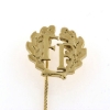 Billede af Fængselforbundet FF, emblem, stiknål med nålesikring 925s. forgyldt