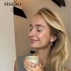 Billede af Studio Z "Wave" øreringe sølv m. fvp