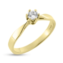 Billede af Ring solitaire 14 kt facon 2,9 gr. (prisen er excl. guld)