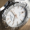Billede af Certina DS Action dameur stål lænke hvid skive 32mm