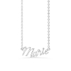 Billede af Studio Z "Name Tag - MARIE" halskæde sølv (40-45 cm)