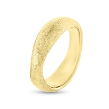 Billede af Ring bølget, br. 6,9 mm.  massiv 14 kt. fac. 13,0 gr. (prisen er excl. guld)