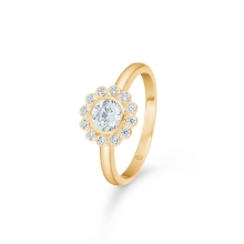 Billede af Mads Z "Carmen" ring 8 kt. guld m. cz (str. 52)