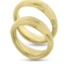 Billede af Vielses/forlovelses ringe bølget, massive