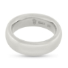 Billede af Ring oval profil, bred. 7,1 mm. tk. 3,3 mm. ( str. 60-69) 925s.