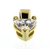 Billede af Vedhæng med hjerte slebet diamant, 0,25 ct. tw/vs