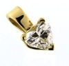 Billede af Vedhæng med hjerte slebet diamant, 0,25 ct. tw/vs