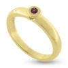 Billede af Ring m. ægte rubin 2½ m/m. 14 kt