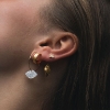 Billede af STINE A vedhæng Ile De L'Amour Behind Ear sølv forgyldt banket (1 stk)