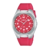 Billede af Lorus Kids børneur stål analog pink silikonerem 10bar 36mm