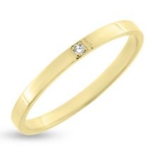 Billede af Alliancering 14 kt. 1* 0,01 w/vs. (br. 1,8 mm.)