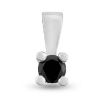 Billede af Dream Delux vedhæng m. sort brill. 0,10 ct. i 14 kt. hvg.