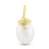 Billede af Vedhæng unik ferskvands kultur perle drop 9½-10 mm. 14 kt.