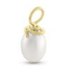 Billede af Vedhæng unik ferskvands kultur perle drop 9½-10 mm. 14 kt.