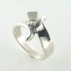 Billede af Tand ring m. 1 tand 925s