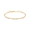 Billede af Studio Z "Silica" armbånd forgyldt sølv m. cz (16-18 cm)