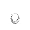 Billede af Jane Kønig Small Curly Hoop ørering sølv (1stk)