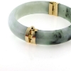 Billede af Armring jade med fatninger, 14 kt.