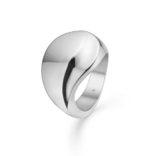 Billede af Mads Z "Ocean" ring sølv (str. 50)