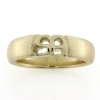 Billede af Herrering udsavet monogram 2 bogstaver