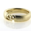 Billede af Herrering udsavet monogram 2 bogstaver