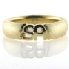 Billede af Herrering udsavet monogram 2 bogstaver