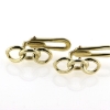 Billede af Loge kjoleknapper, lg. 15 mm. 925s. forgyldt - 8 kt. - 14 kt.