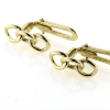 Billede af Loge kjoleknapper, lg. 15 mm. 925s. forgyldt - 8 kt. - 14 kt.