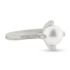 Billede af Ring perle, 4 grabber, fv. kult. perle 7½-8 mm. 925s