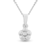 Billede af Vedhæng hyldeblomst med øsken & patz, 7,5 mm 14 kt. hvg.