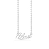Billede af Studio Z "Name Tag - ALMA" halskæde sølv (40-45 cm)