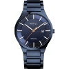 Billede af Bering Titanium Herreur, blåt titanium, blå urskive 39mm, safirglas, 10ATM